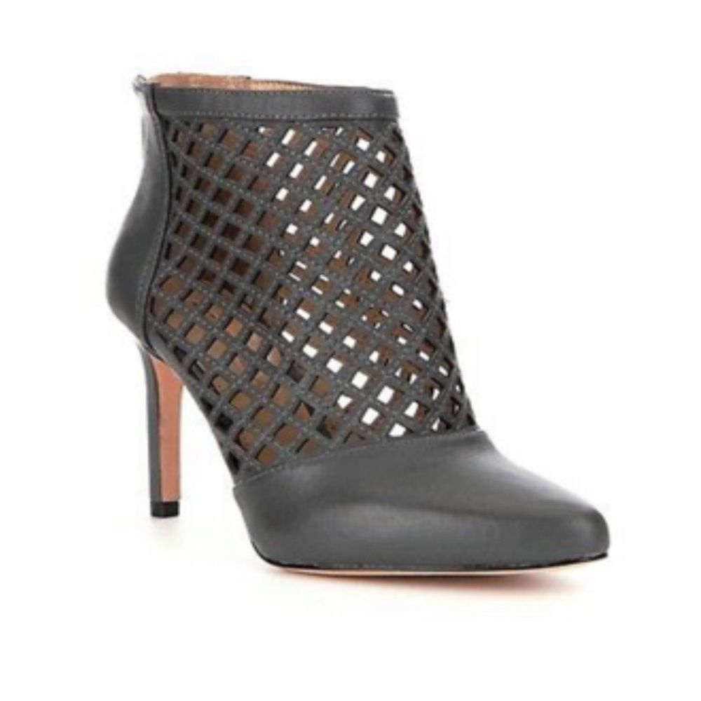 ANTONIO MELANI Lattice Cut Ankle Boots - Picture 2 of 10